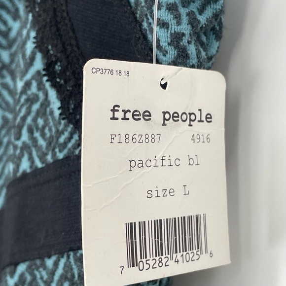 Free People Women's Bodycon Mini Dress Animal Print Sleek Party Chic Size L - Picture 9 of 13